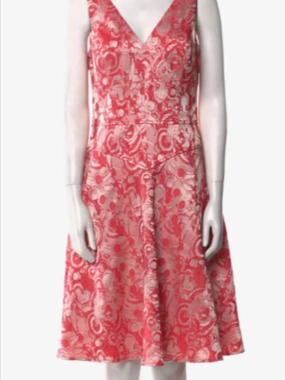 Teri Jon by Rickie Freeman Printed Knee-Length Dress
